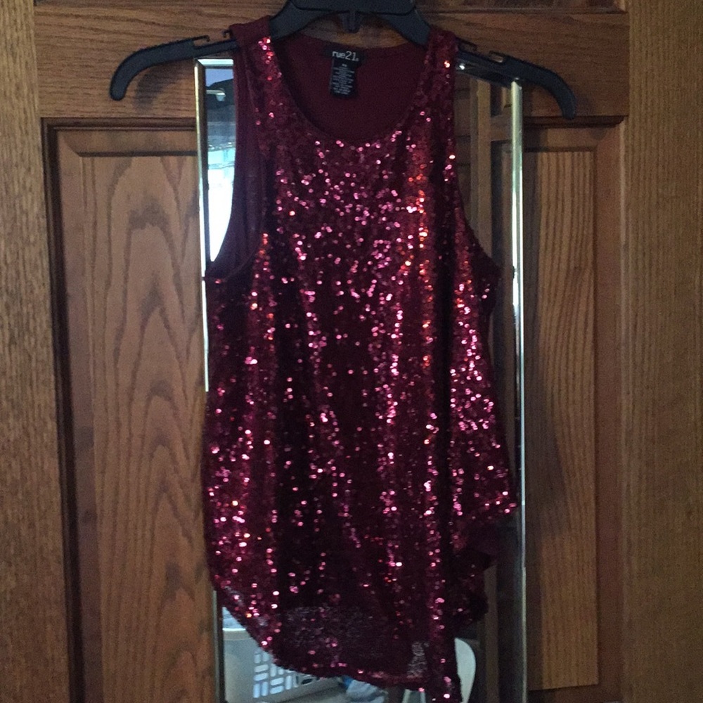sequined blouse